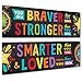 Sproutbrite Classroom Banner Decorations - Motivational & Inspirational Growth Mindset for Teachers and Students