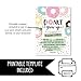 Hadley Designs 25 Donut Birthday Party Invitations, First Baby Shower Invites, Baby's 1st Bday or Gender Reveal, Doughnut Grow Up Children, Themed Supplies, Printed or Fill In the Blank Cards