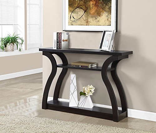 Monarch Specialties I 2445, Hall Console, Accent Table, Cappuccino, 47"L