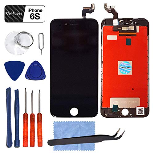 CELL4LESS LCD Touch Screen and Digitizer Assembly for The iPhone 6S 4.7 inch - NOT for The 5.5" (for iPhone 6S Black)