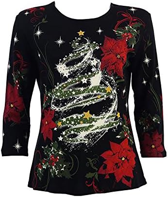 Jess & Jane Christmas Magic Fun Festive Holiday Top