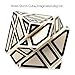 Twister.CK 3X3X3 Abnormity Cube Ghost Cube,3x3 Ghost Cube Puzzle with black Sticker,Speed Cube Puzzle New with Hollow out Stickers,Best Speed Cube Puzzle in the World,Brain Teasers for All Ages.