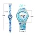 ZEIGER New Fashion Children Kids Teen Girls Watches Age 7-15 Time Teacher, Cartoon Character Heart Shape Band (Blue)