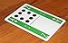 Flex Deck All in One Games Playing Cards White Box, 4 Color Border, Double Nine Dominoes, Letter Games, Unique Card Games for Families, Travelers, Campers, Educators and Others.
