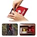 MINILOP 2 Packs First Aid Kit (72 Pieces) Portable Medical Emergency Kit Bag for Car Home Survival Office Travel