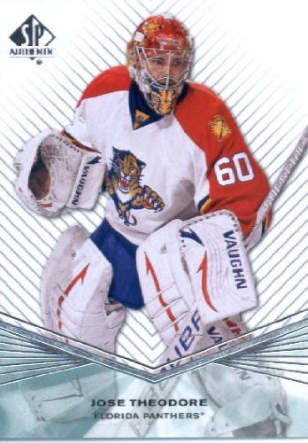 2011 Upper Deck SP Authentic Hockey Card (2011-12) IN SCREWDOWN CASE #104 Jose Theodore ENCASED