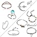 MOVINPE Jewelry Advent Calendar 2019 Christmas Countdown Gifts Fashion Charms Jewelry Set for Girls Women