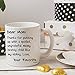 Muggies Dear Mom Your Favorite Funny 11 oz Pesonilized Coffee/Tea Mug For Mother and Wife, Great Unique Humorous Gift For Her Birthday, Mother's Day, Christmas Or Just To Make Her Smile.