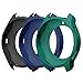 Awinner Case for Gear S3 Frontier SM-R760, Shock-Proof and Shatter-Resistant Protective Band Cover Case for Samsung Gear S3 Frontier SM-R760 Smartwatch (Black,Cyan,Blue)