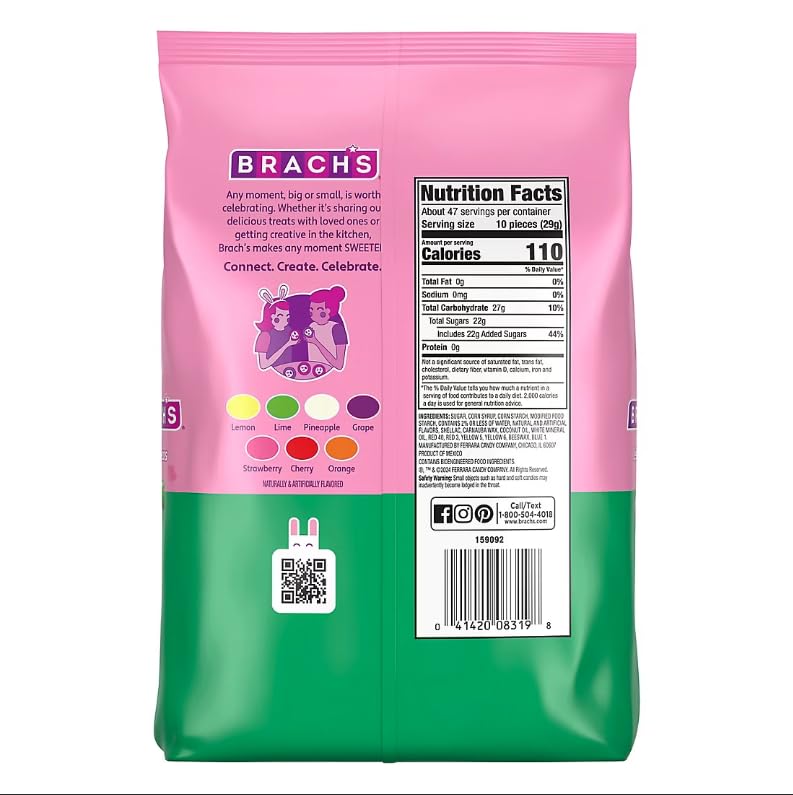Brach's Classic Easter Jelly Beans 48 oz Bulk Bag - Fruity Flavors for Baskets, Eggs & Parties