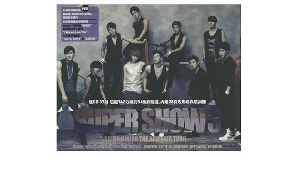 Super Junior Super Junior The 3rd Asia Tour Super Show 3 Concert Album 2cd Glow Stick Special Edition Taiwan Version Amazon Com Music