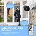 Veroyi Outdoor Security Camera, 1080P WiFi Surveillance Camera with Night Vision, Motion Detection, 2 Way Audio, Remote Monitor Auto Motion (Upgraded Version)