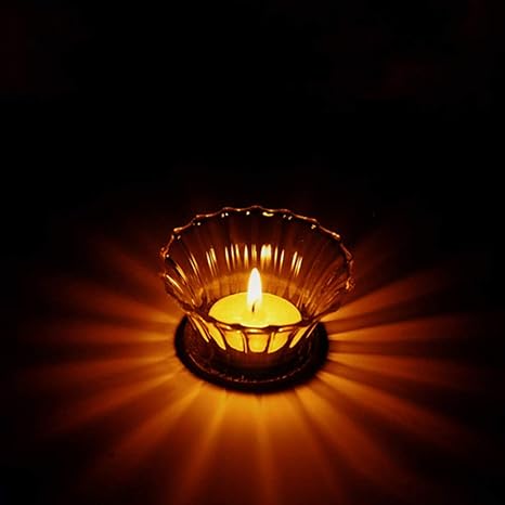 Buy Besuse Clear Cup Candlestick Light Warm Creative Candle