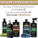 Car Wash Concentrate - Soap and Conditioner & Chenille Microfiber Glove Kit- Clean and Condition Truck or Vehicle Paint without Damaging Wax Protection - 18oz TriNova