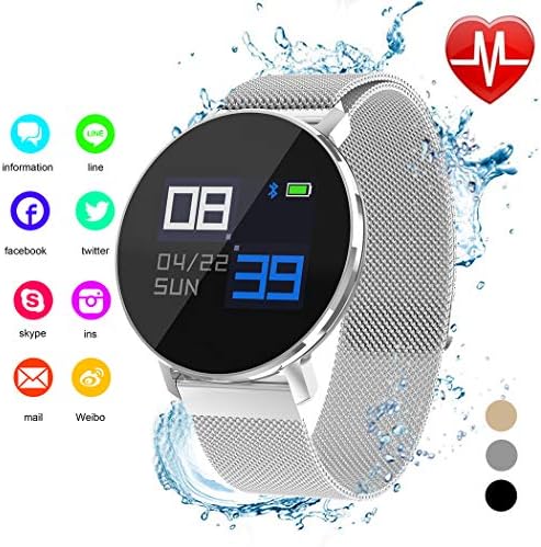 Smart Watch Heart Rate Monitor,Smart Bracelet Blood Pressure Blood Oxygen Monitoring Smart Bracelet Pedometer Fitness Tracker