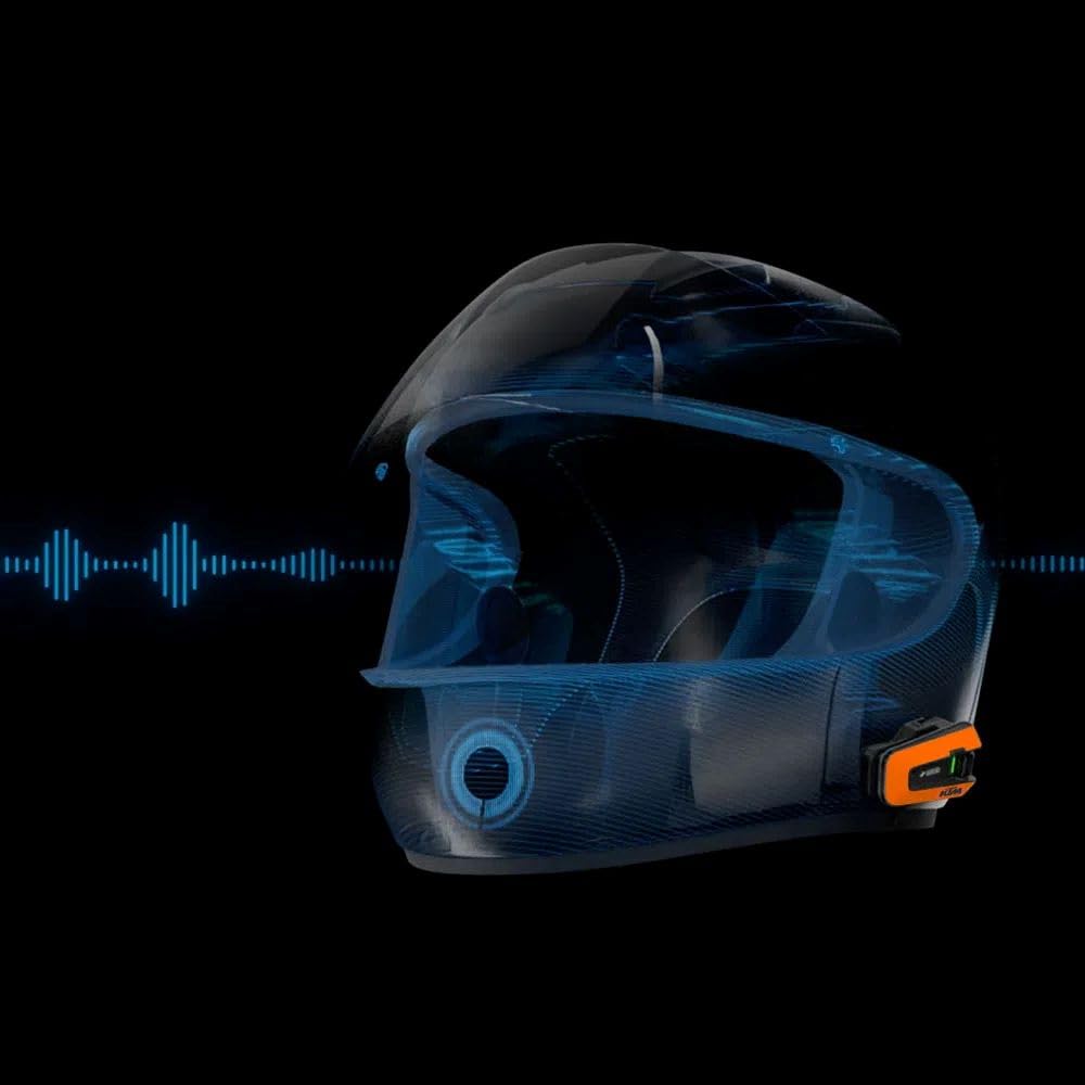Cardo Systems Packtalk Edge KTM Edition, Single Pack