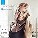 Bluetooth Headphone Wireless Neckband Headset - Lightweight Sweatproof Sport Earphones w/Mic Call Vibrate Alert, Retractable Earbuds for Android Cellphone Tablets TV More