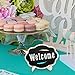 Famistar Mini Thicker Chalkboards Signs,10 PCS Sidewalk Chalk Blackboard Wood Small Message Board Place Cards for Weddings,Parties,Table Numbers,Food Signs,Special Event Decoration with Easel Stand
