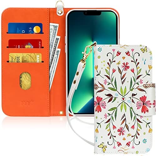 FYY Compatible with iPhone 13 Pro Max Case, [Kickstand Feature] Luxury PU  Leather Wallet Case Flip Folio Cover with [Card Slots] and [Note Pockets]  Case for iPhone 13 Pro Max 5G 6.7