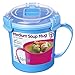 Sistema 211072ZS Microwave Soup Mug, 2.8 Cup, Medium, Blue, 22.1 oz,