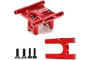 UURCSKY Aluminum Center Diff Cover Mounts Upgrades Part for ARRMA 1/8 Typhon/Kraton/Outcast/Notorious/Talion 6S BLX,1/7 Mojave/Felony/Infraction/Fireteam 6S BLX #ARA320499 (Red)