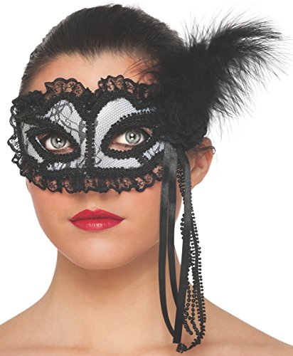 Rubie's Costume Women's White Lace Mask