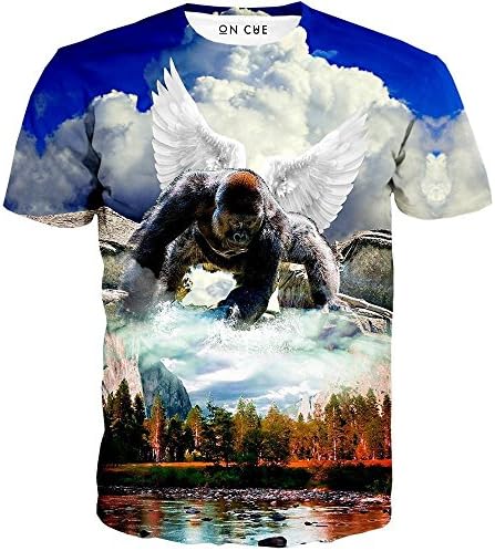 On Cue Apparel Harambe Watch Over Us T-Shirt