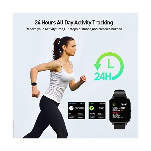 IDEALROYAL-Smart-Watch-P22-Fitness-Activity-Tracker-with-Heart-Rate-Monitor-Sleep-Monitor-Smart-Watch-Bluetooth-Camera-Control-14-Waterproof-Full-Touch-Screen-Smart-Band-Men-Women-for-Android-iOS Smart Watch, IDEALROYAL Fitness Tracker with Heart Rate Monitor, Sleep Monitor,1.4" Touch Screen,Waterproof Smartwatch Bluetooth Camera Control Fitness Watch for Man Woman Android iOS