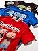 WWE Boys' Little Boys' 3 Pack T-Shirt Bundle, Red/Royal/Black, M-5/6