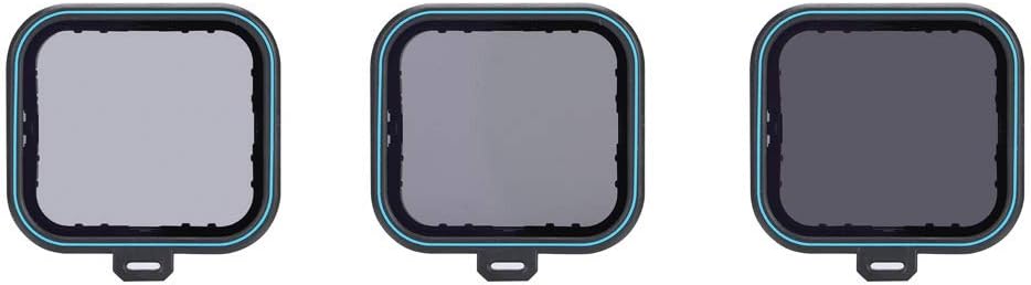 Taidda Lens Filter, Lens Filter Lightweight Portable Optical Glass Neutral Density ND4/8/16 ND Fader Filters Set for Hero 5&6 for Photography Lovers Outdoor