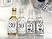 Mini ROUND Plastic Alcohol 50ml Liquor Bottle Shots + Caps (12)