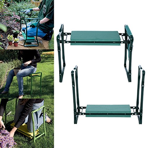 Garden Kneeler Seat Bench Heavy Duty, Sturdy and Lightweight Garden