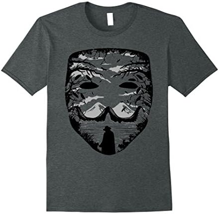 Mens Anonymous T Shirt XL Dark Heather