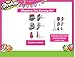 Shopkins Stainless Steel Trio Earrings Set Cheeky Chocolate , Sneaky Wedge , Lippy Lips