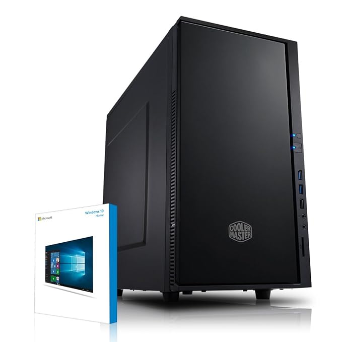 2in1: Silent PC + Energiespar PC [184444] AMD A10-9700 Quadcore (Turbo bis 4.2GHz) | 8GB DDR4 | 1TB Festplatte | AMD Radeon R