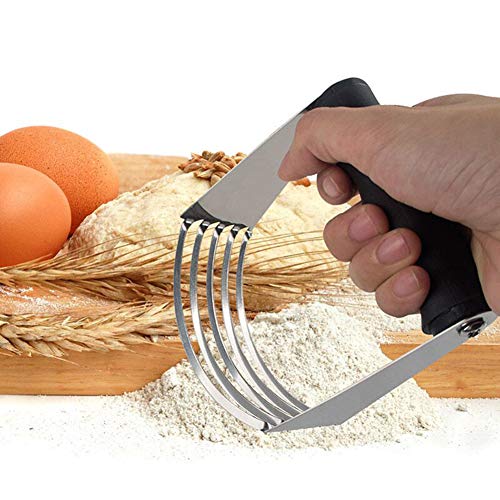 Dough Blender Professional Stainless Steel Bladed Pastry Cutter Professional Baking Dough Blender with Blades