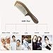 Natural Ox Horn Comb Width Tooth Horn Comb Anit-Static Horn Comb for Hair curler