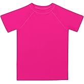KAKU NANU Boys Rash Guard UPF 50+ Sun Shirt Toddler Short Sleeve