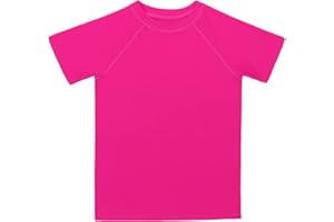 KAKU NANU Boys Rash Guard UPF 50+ Sun Shirt Toddler Short Sleeve