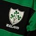 Malham Irish Rugby Shirt Men, Green Blue Shamrock Crest, Irish Fan Shirt.