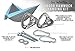 Indoor Hammock Hanging Kit-Perfect Hammock Accessories - Supports 400Lbs –Includes Hammock Hooks, Carabineers, and Lag Bolts for Hanging Your Hammock Indoors or Any Where (Stainless Steel Anchors)