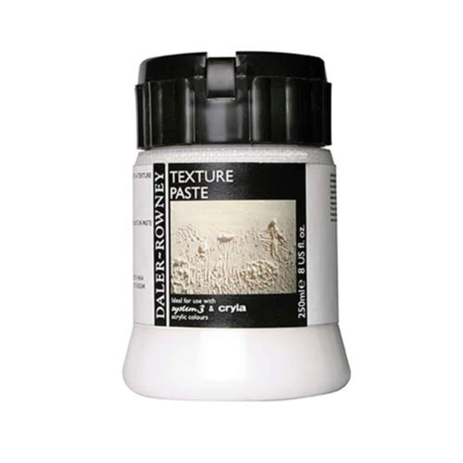 Daler-Rowney Acrylic Medium, Plastic Pot, 8.45oz - 250 ml, Texture Paste