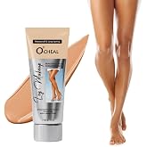 O&rsquo;CHEAL Waterproof Leg Makeup Cream, No Transfer Tattoo Cover Up&amp;Scar Concealer, Long Lasting Body Foundation for Flawless Skin, Leg Varicose Vein Cover Up, Suitable All Skin Tones (Dark Brown)