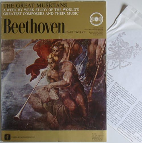 The Great Musicians - No. 84 - Beethoven (Part Twelve) - 10" LP 1969 - Fabbri & Partners TGM-084-034 - Italian Press