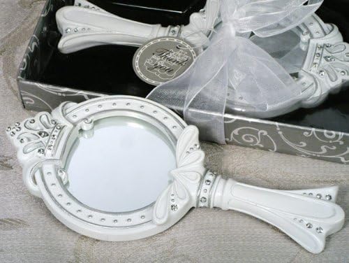Queen for a day Sparkling Tiara hand mirror favor. [SET OF 12]