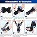 CHARMINER Plantar Fasciitis Night Splint Foot Drop Orthotic Brace, Adjustable Elastic Dorsal Night Splint for Sleep Support, Effective Relief from Plantar Fasciitis Pain, Heel, Arch Foot Pain