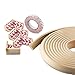 NEW Furniture Edge and Corner Guards | 16.2ft Protective Foam Cushion | 15ft Bumper 4 Adhesive Childsafe Corners | Baby Child Proofing Foam Set and Safe for Table | Fireplace | Countertop | White