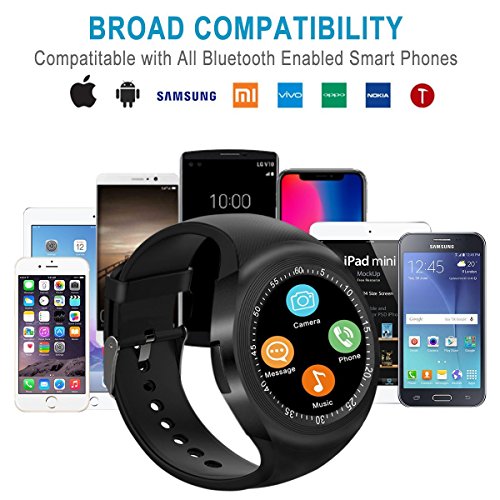 image for Luckymore Bluetooth Smart Watch Touchscreen with Camera,Unlocked Watch
