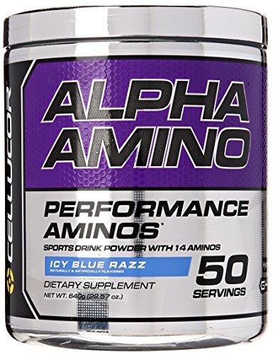 Cellucor Alpha Amino Icy Blue Razz 50 Servings Cellucor Alpha Amino Icy Blue Razz 50 Servings