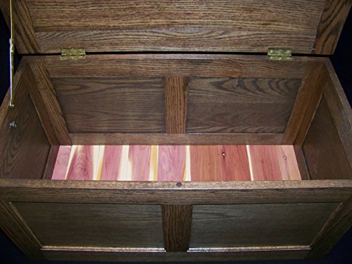 Oak Shaker Style Hope Chest/Trunk Gift with Cedar Lining